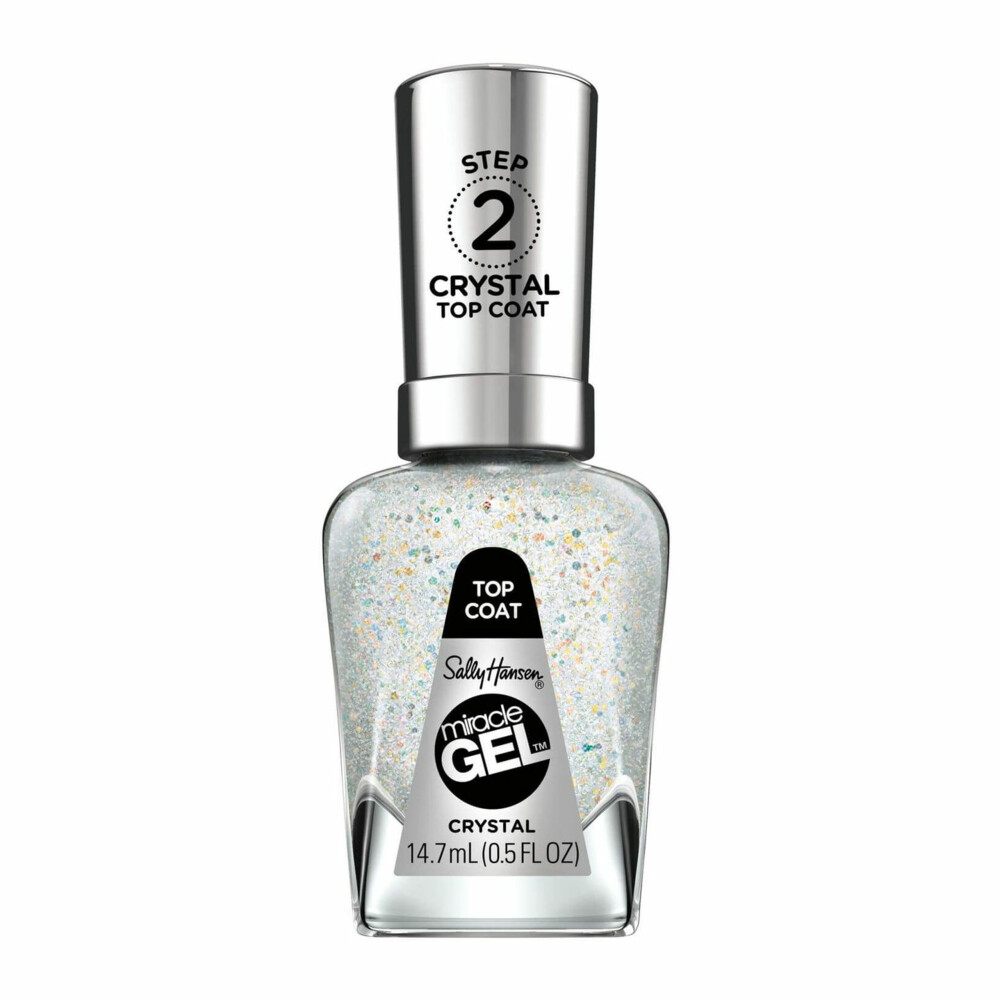 Sally Hansen 2x  Miracle Gel Nagellak 105 Crystal Top Coat 14,7 ml