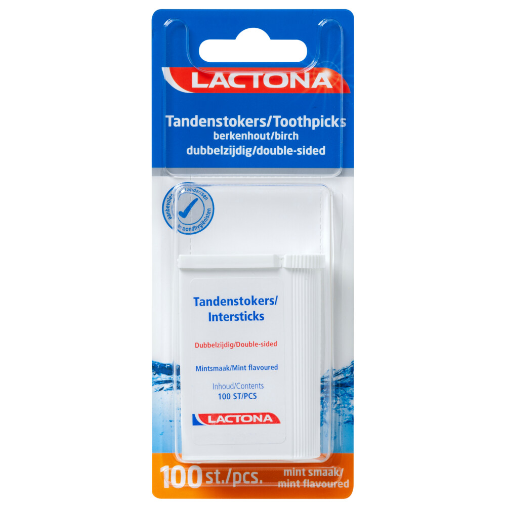 Lactona 3x  Intersticks Tandenstokers 100 stuks