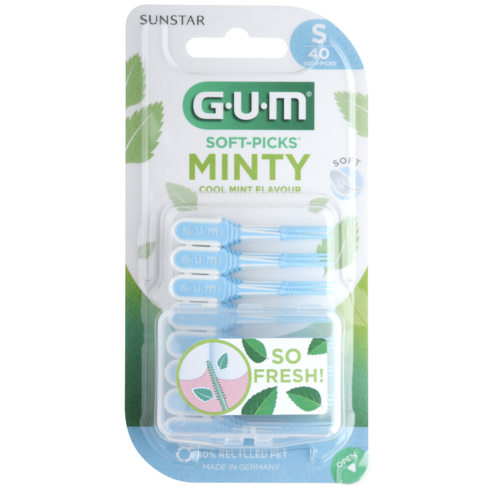 GUM 3x  Soft-Picks Comfort Flex Mint Small 40 stuks