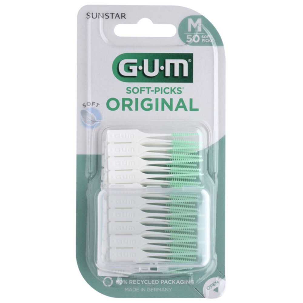 GUM 4x  Soft-Picks Original Medium 50 stuks