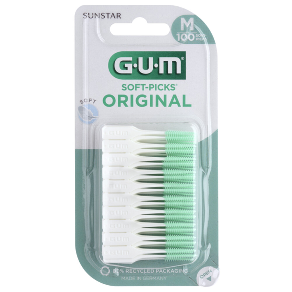 GUM 4x  Soft-Picks Original Medium 100 stuks