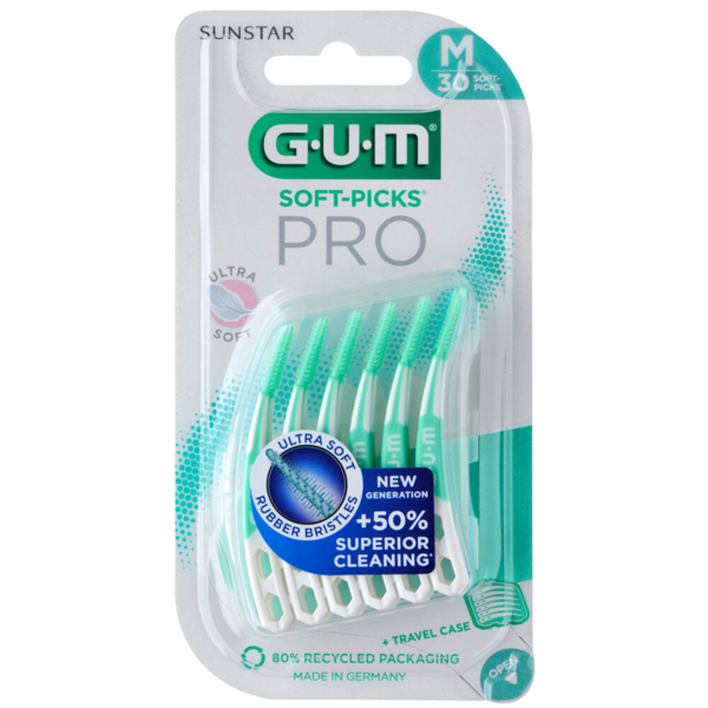 GUM 3x  Soft-Picks PRO Medium 30 stuks
