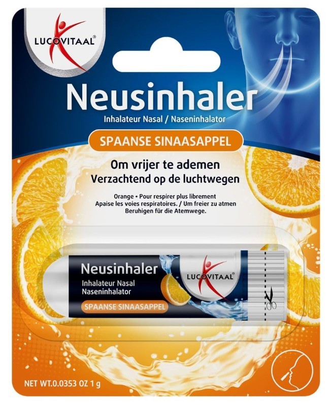 Lucovitaal Neusinhaler spaanse sinaasappel 1 Stuk