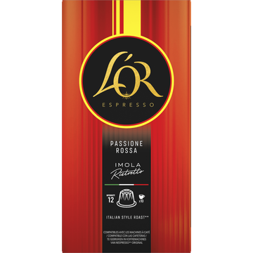 L'or 'OR Espresso Passione Rossa Imola Ristretto 10 Capsules 52 g bij Jumbo