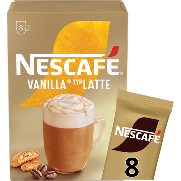 Nescafe escafe Vanillesmaak Typ Latte 8 x 17 g bij Jumbo