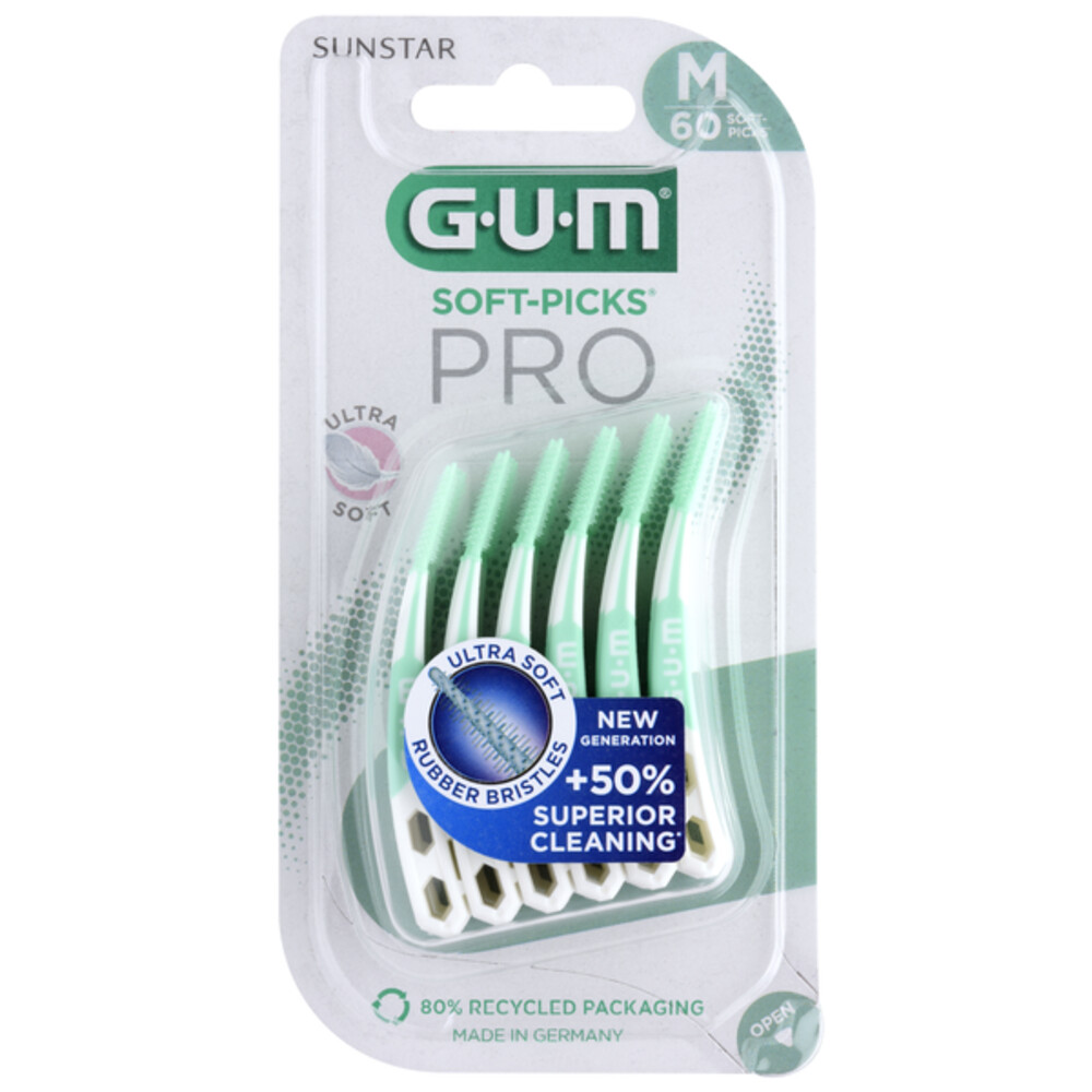 GUM 1+1 gratis:  Soft-Picks Pro Medium 60 stuks