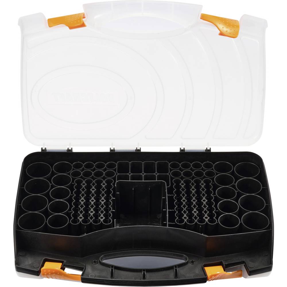 VOLTCRAFT GD BSB01 Batterijbox Aantal cellen: 180 AAA (potlood), AA (penlite), C (baby), D (mono), 9V (blok), Knoopcel (l x b x h) 350 x 90 x 235 mm