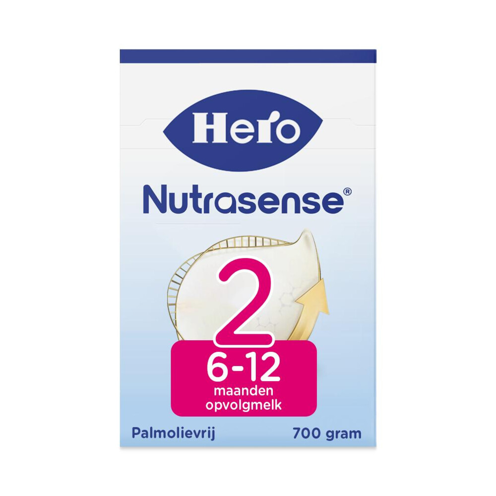 Hero Nutrasense 2x  Opvolgmelk 2 (6-12 mnd) 700 gr