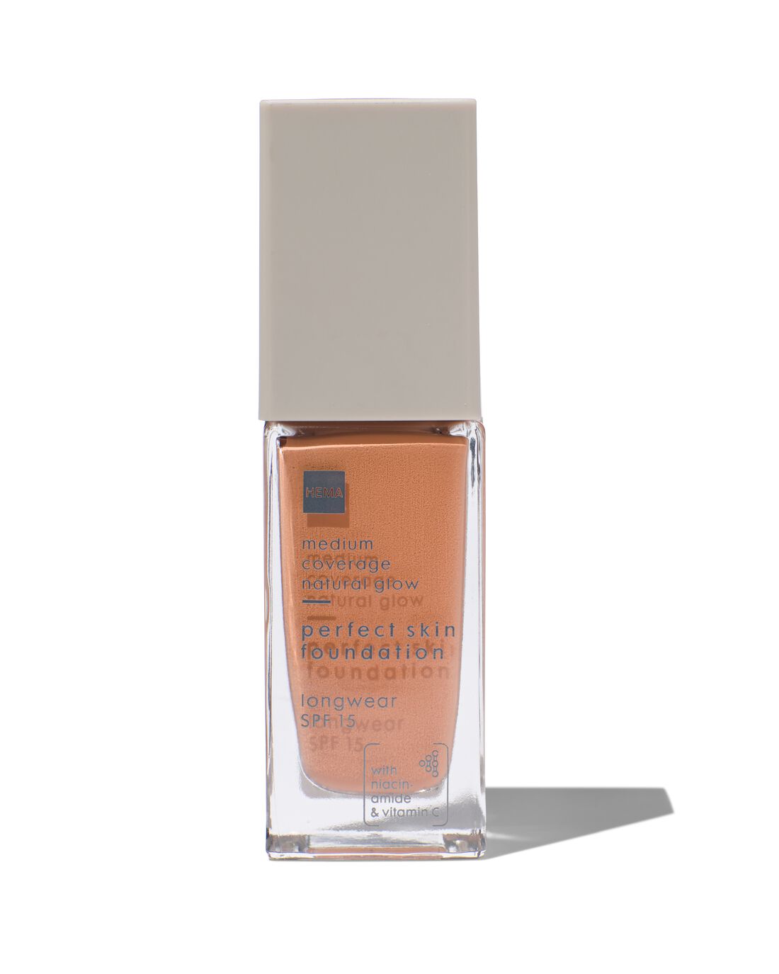 HEMA Perfect Skin Foundation SPF15 05 Deep Rose (bruin)