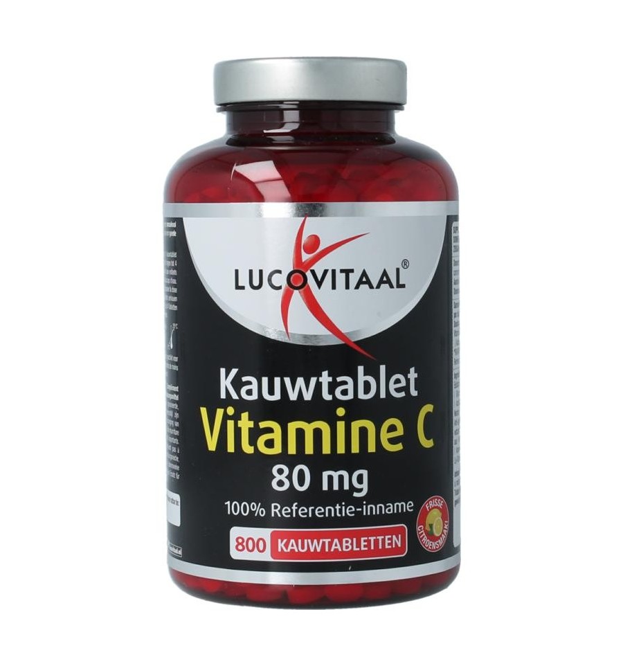 Lucovitaal Vitamine C 80mg citroen