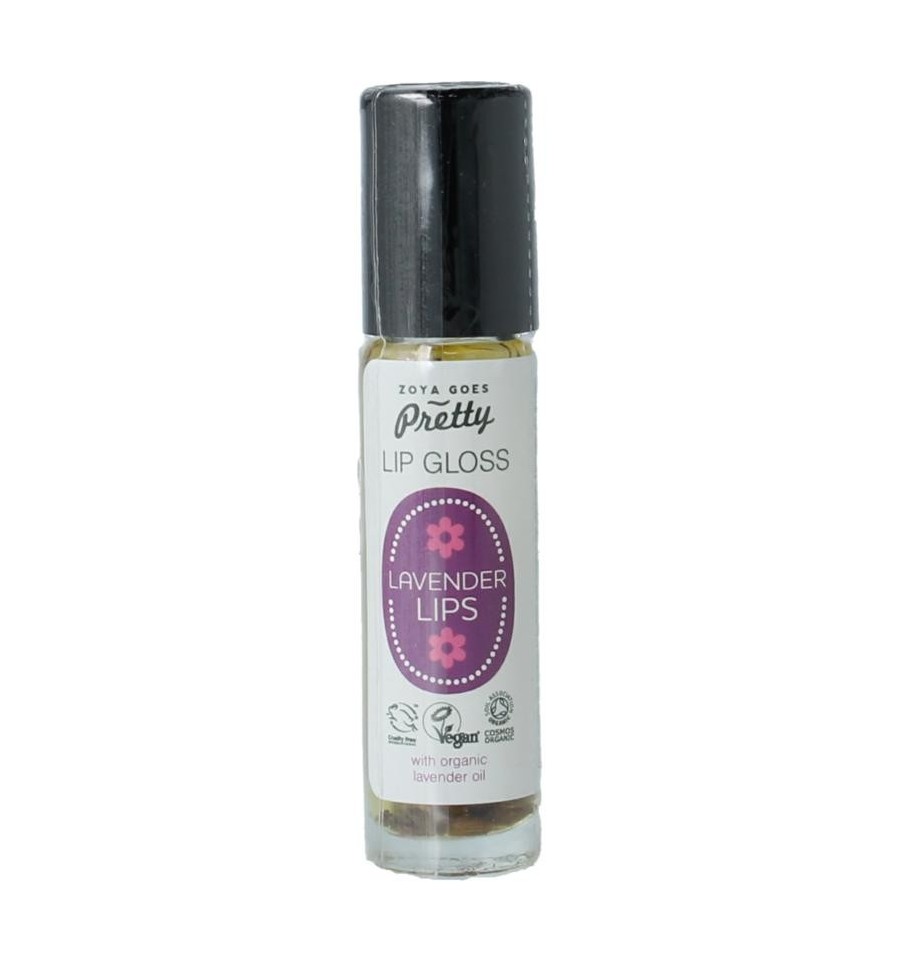 Zoya Goes Pretty Lip gloss lavender lips