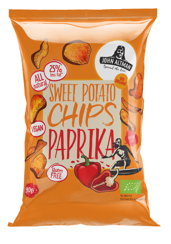 John Altman Sweet Potato Chips Paprika Bio
