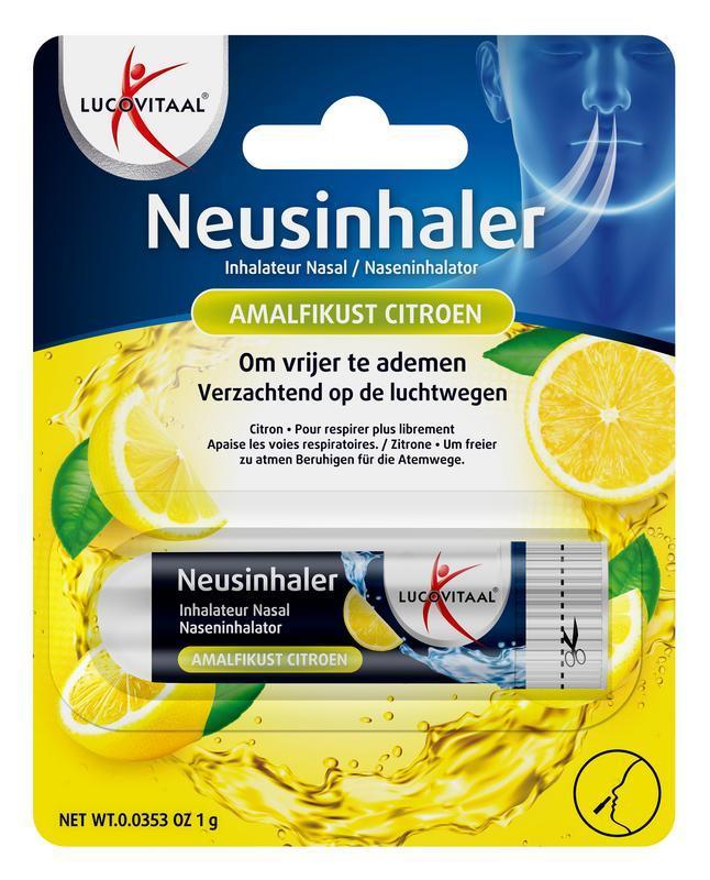 Lucovitaal Neusinhaler amalfikust citroen 1 Stuk