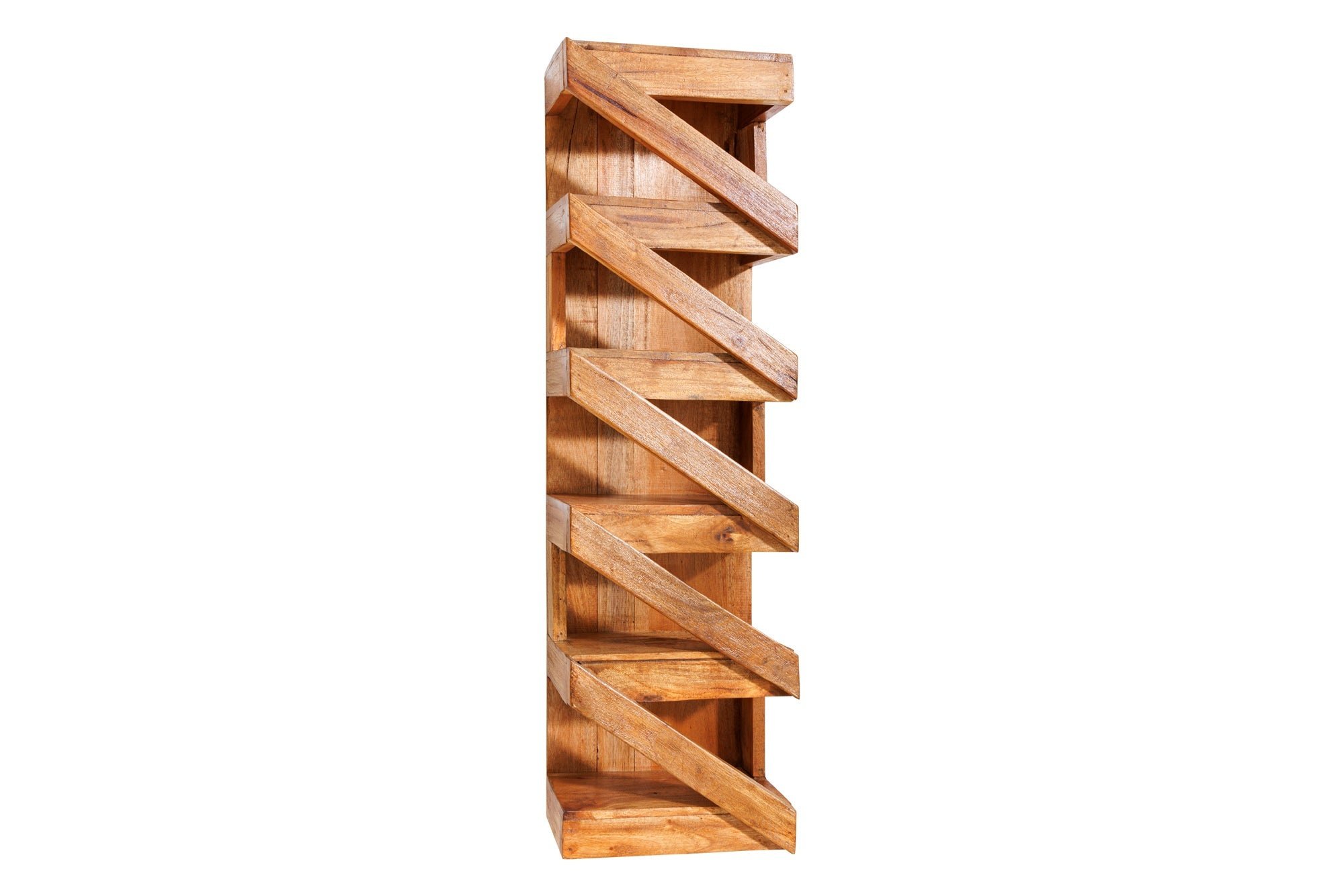 Invicta Interior Wijnrek MAKASSAR 80cm voor 5 flessen gerecycled hout - 45069