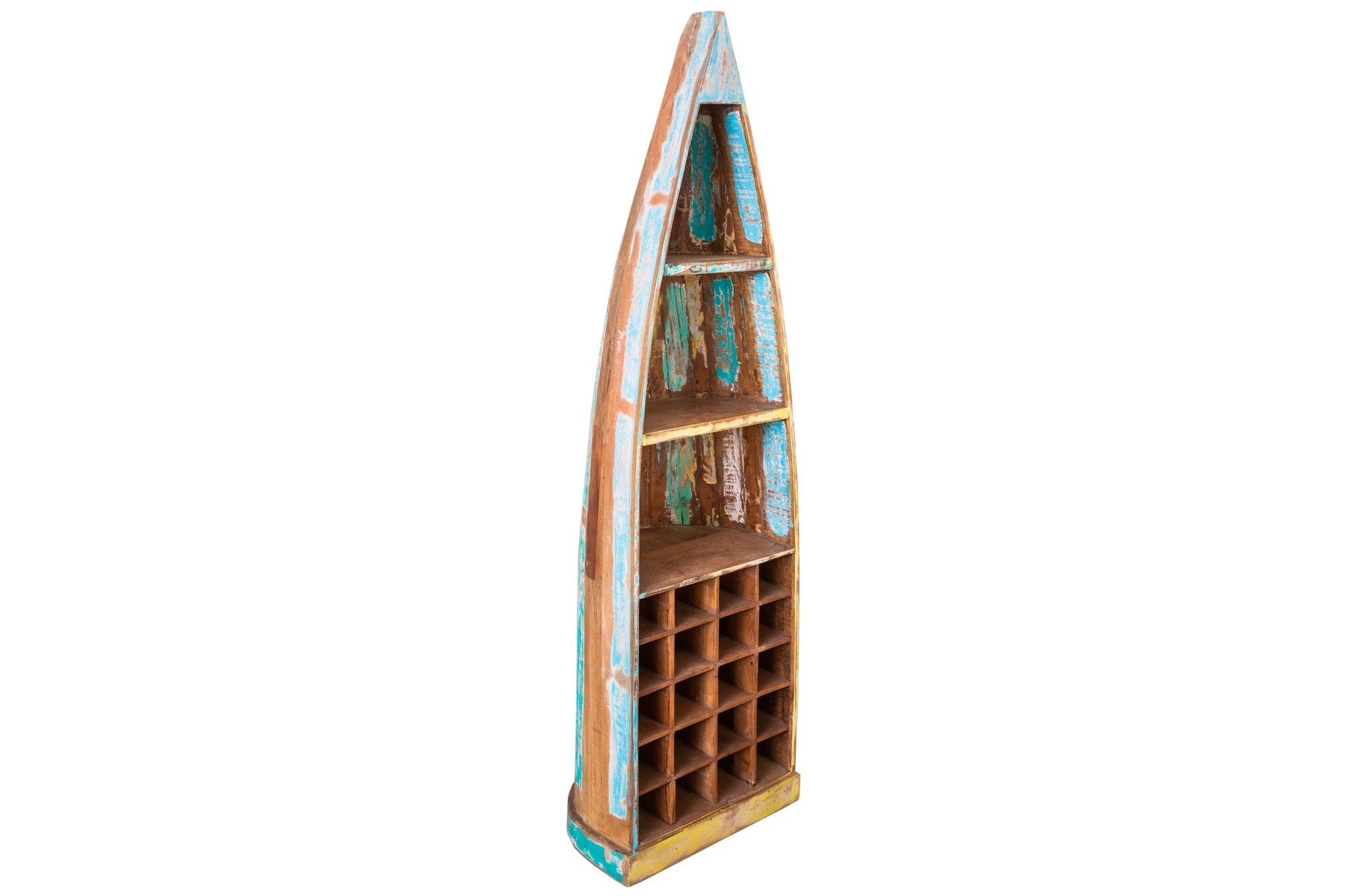 Invicta Interior Laarzen-/Wijn kast Borneo 190cm Drijfhout - 36358