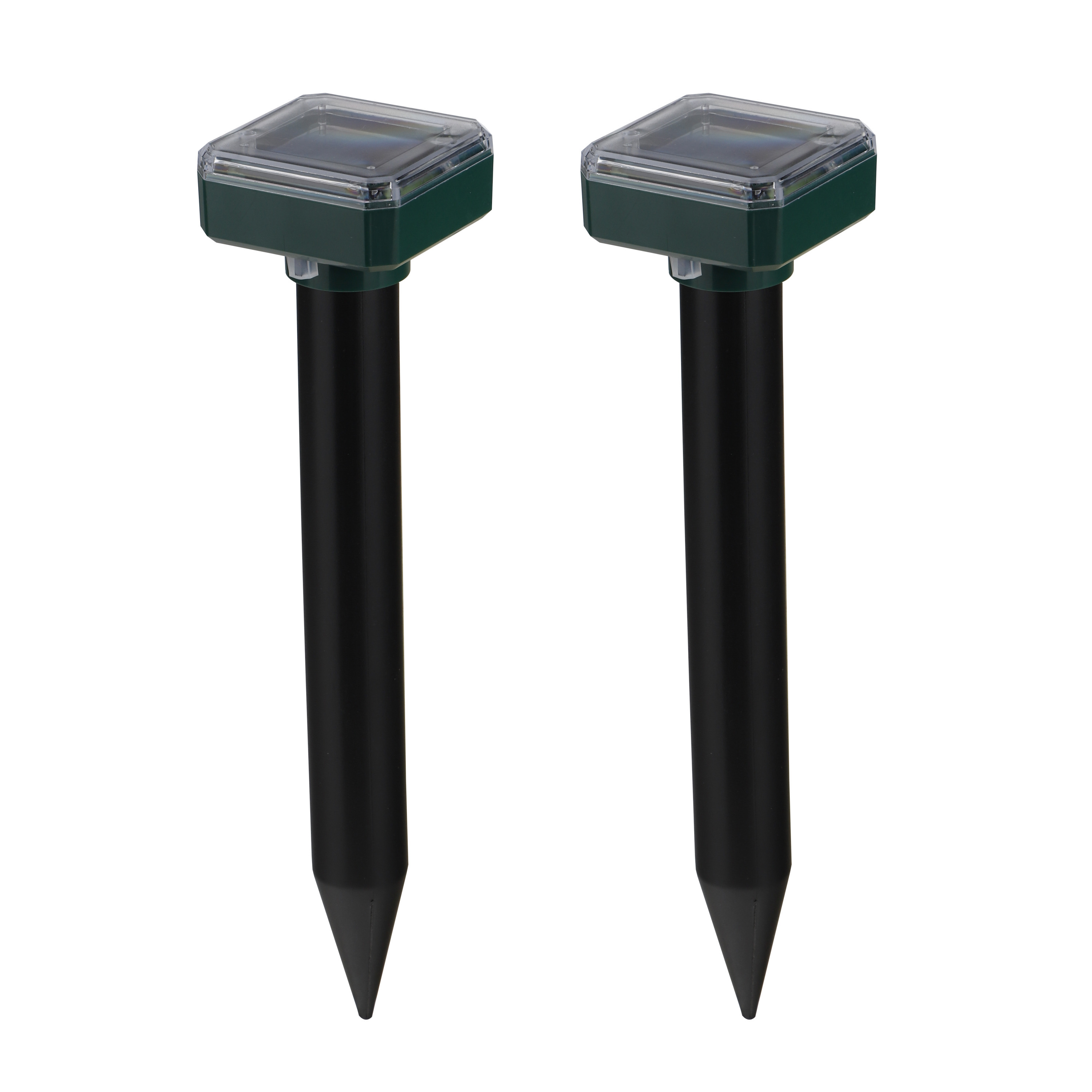 HI Mollenverjagers op solar-energie - 2x - 25 cm - 400Hz - bereik tot 600 m2 -