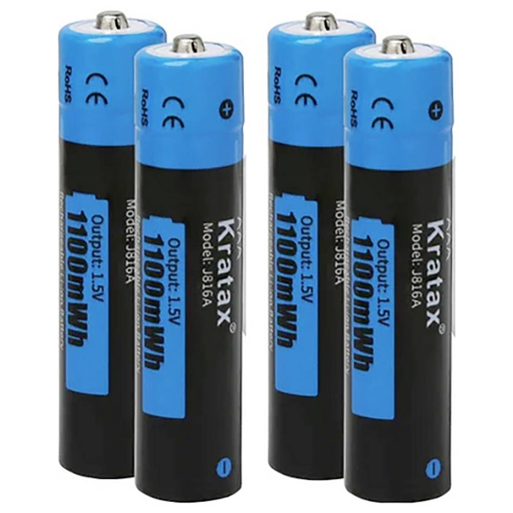 Hixon J816 Oplaadbare AAA batterij (potlood) Li-ion 750 mAh 1.5 V 4 stuk(s)