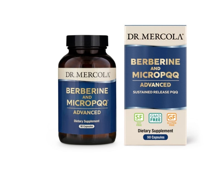 Dr. Mercola Berberine & MicroPQQ Advanced (90 capsules) - Dr Mercola