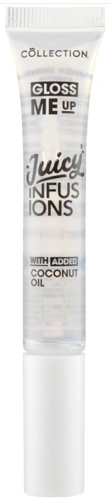 Collection Gloss me up juicy infusion lip gloss clearly coconuts 9ML