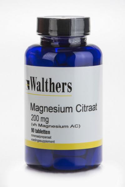 Walthers Magnesium citraat 200mg 90st