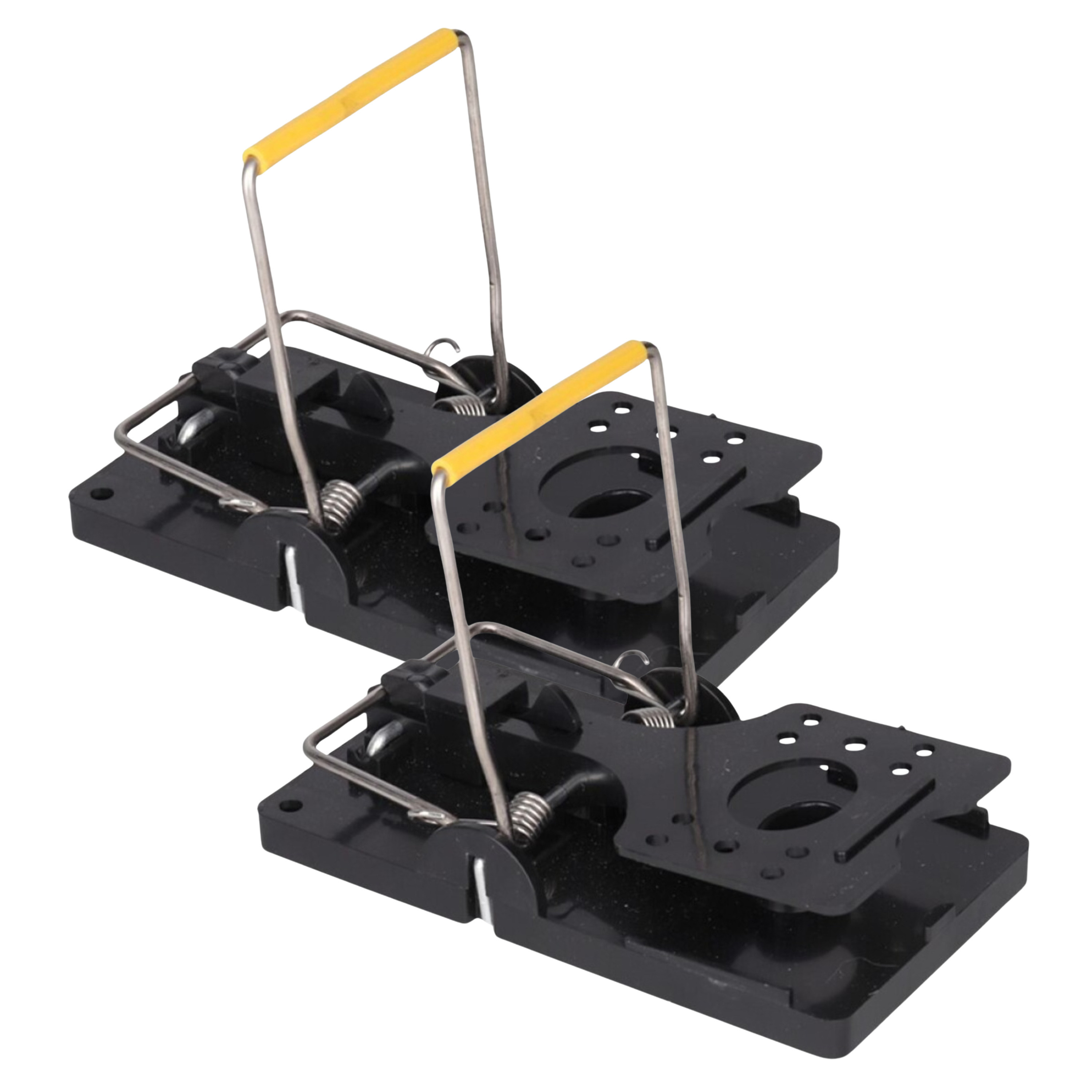 Gerimport muizenval - 4x - 14 x 7 cm - kunststof/metaal - muizen vangen -