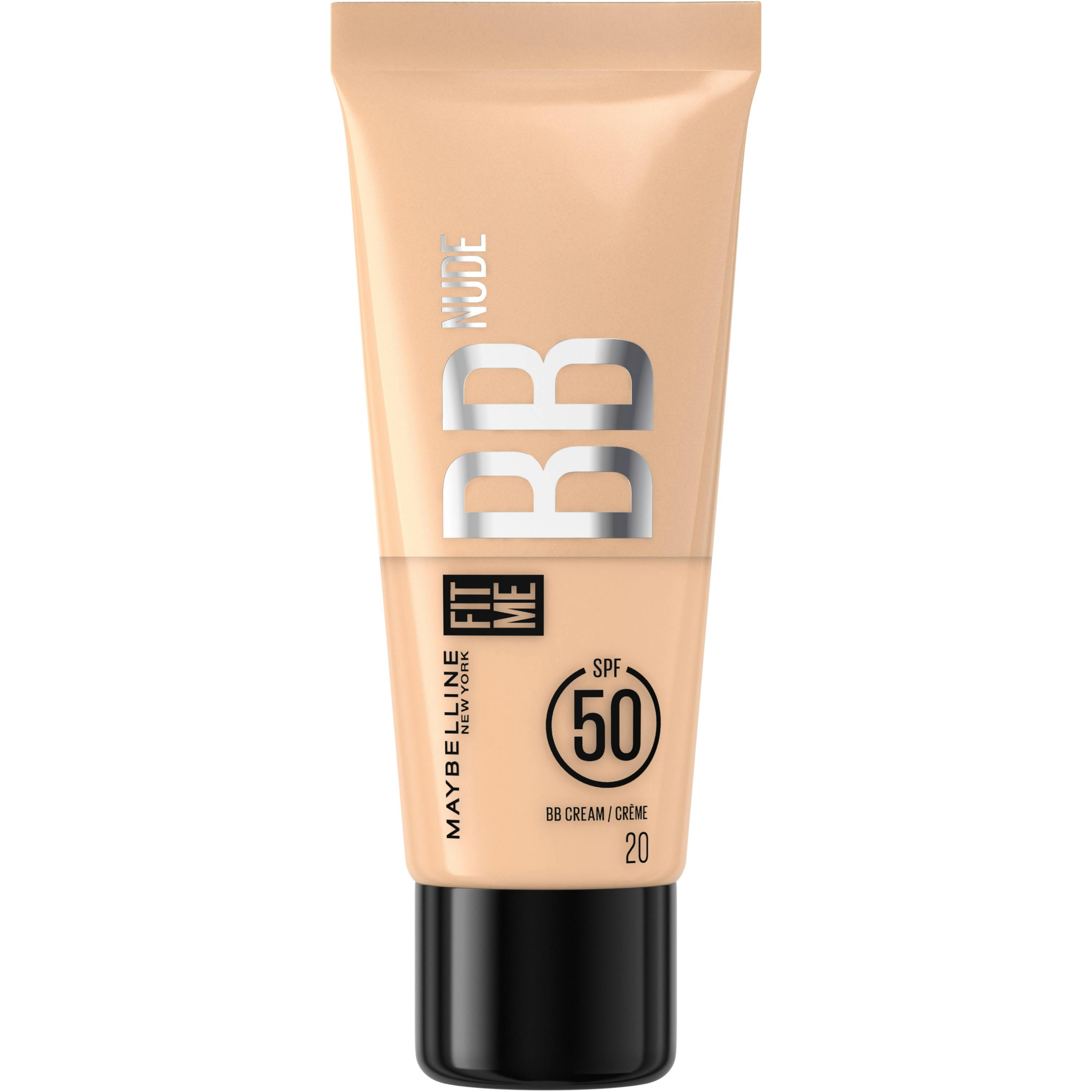 Maybelline Fit Me Nude BB Cream SPF50 20 30 ml
