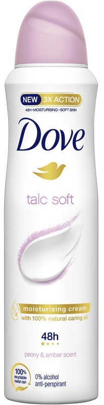 Dove Talc soft deodorant spray 150 ml