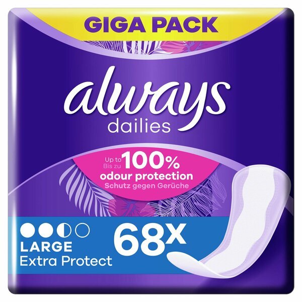 Always Inlegkruisjes extra protection large gigapack 68st