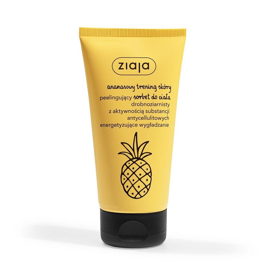 MANADA - Beauty Ziaja Ananasowy Sorbet Peelingujący do ciała, 160 ml