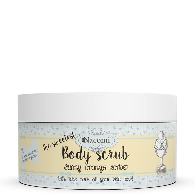 MANADA - Beauty Nacomi Peeling, Pomarańczowy sorbet, 125g
