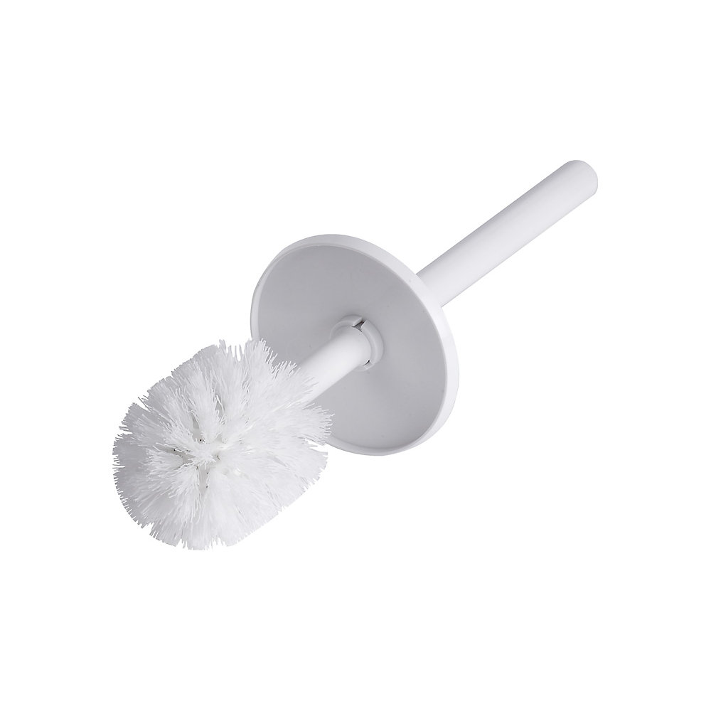Vervangende ParadiseLine-borstelkop voor toiletborstel, h x b x d = 400 x 100 x 100 mm, wit