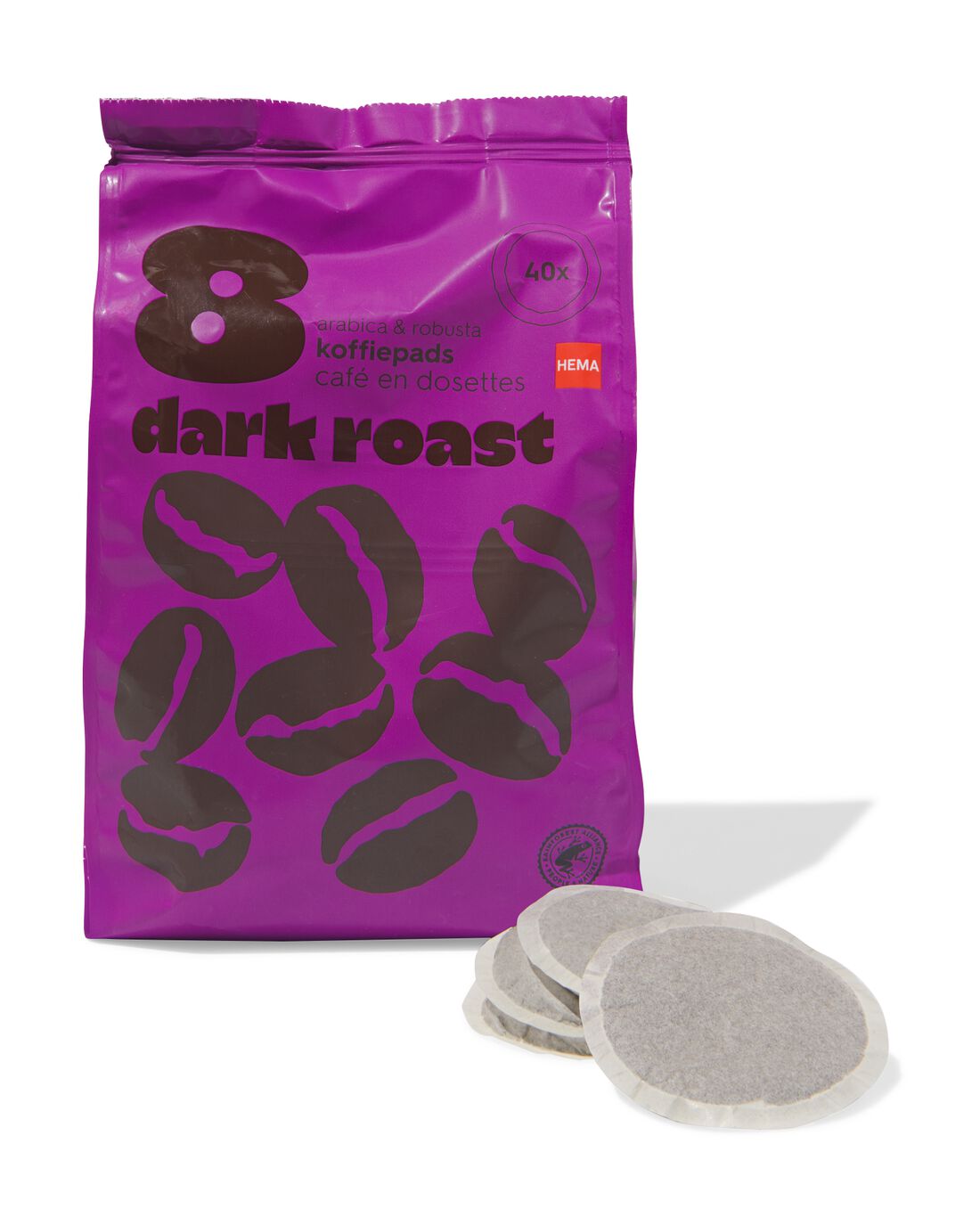 HEMA Koffiepads Darkroast - 40 Stuks
