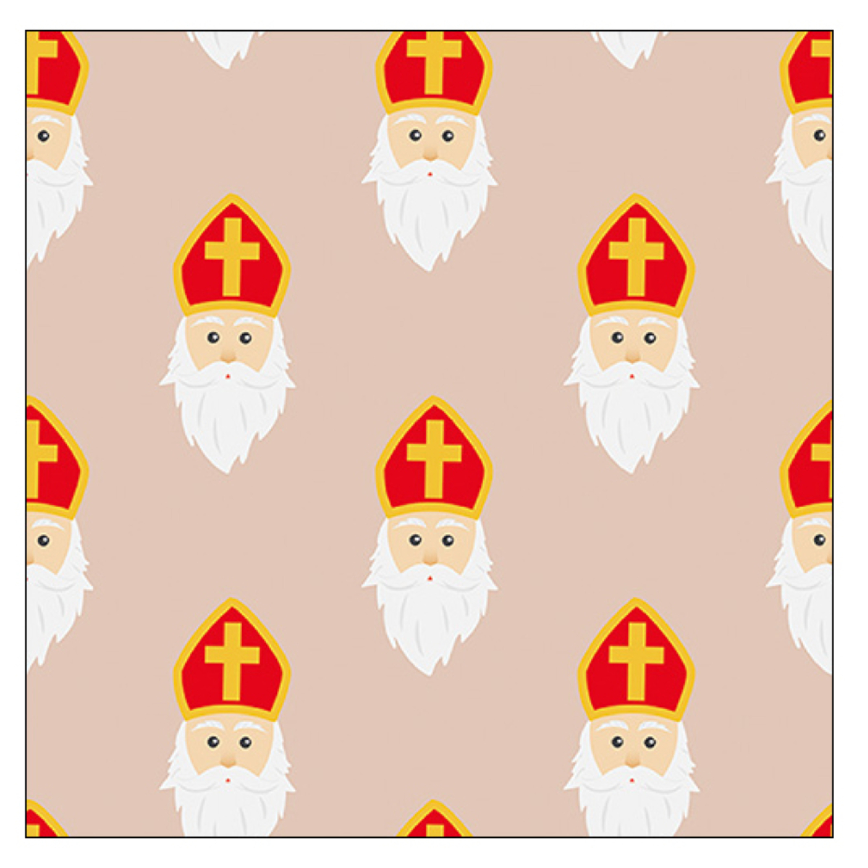 Ambiente Servetten Sinterklaas - 20x stuks - 3 laags - 33 x 33 cm - sint en piet -
