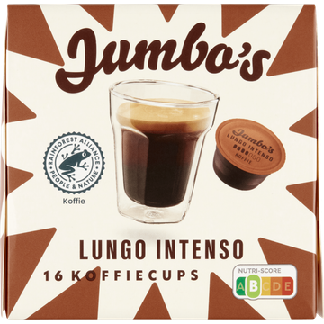 Jumbo's umbo's Lungo Intenso Koffiecups 16 Stuks