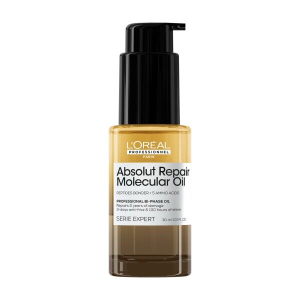 L'oreal Professionnel Bi Phase Haarolie Voor Alle Beschadigde Haartypes  - Absolut Repair Molecular Bi-phase Haarolie - Voor Alle Beschadigde Haartypes