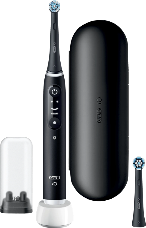 Oral-B iO 6N Zwart + extra iO Gentle Care opzetborstel
