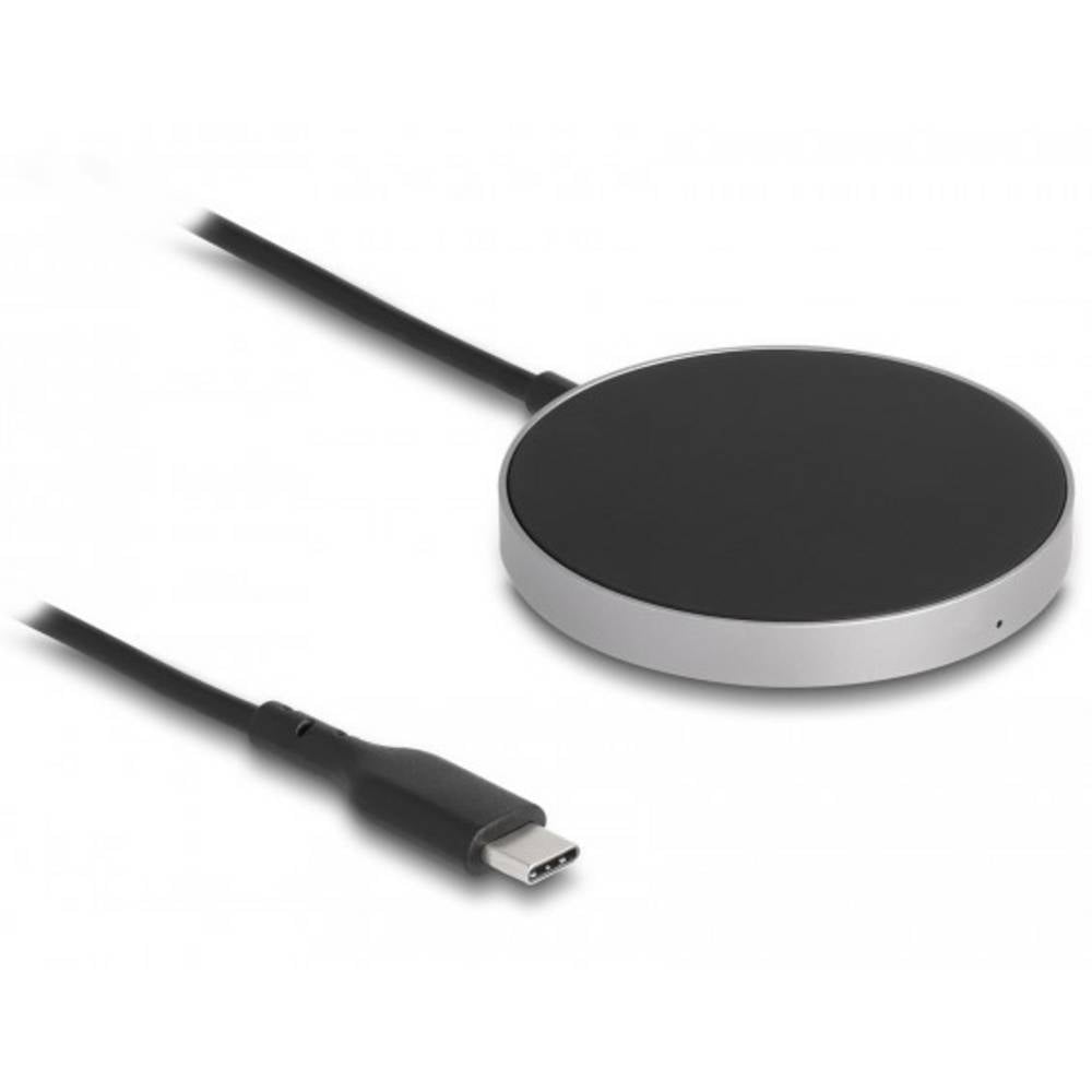 Delock 66467 66467 Inductie lader 1.25 A Uitgangen 1x USB-C Zwart
