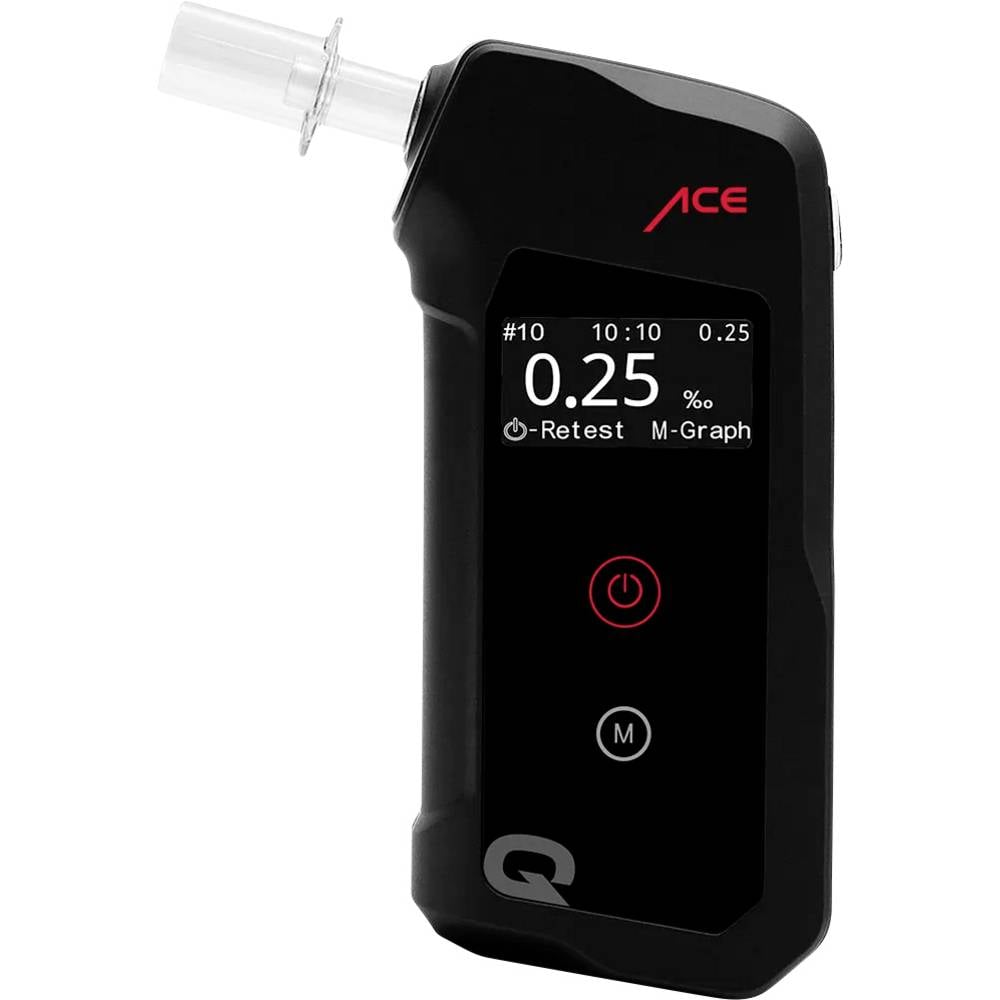 ACE Alcoholtester Zwart 0.00 tot 5.00 ‰