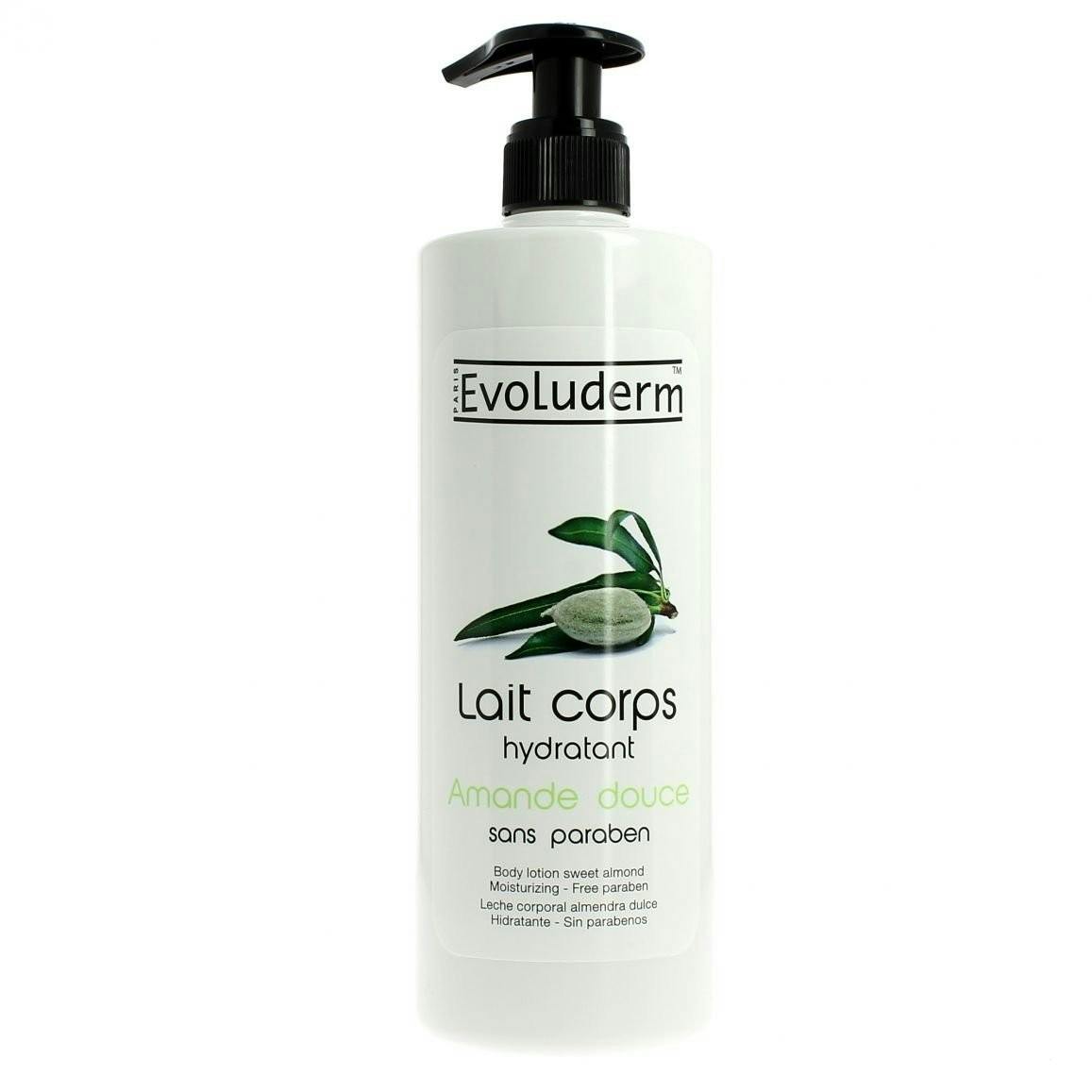 Evoluderm Sweet Almond Moisturizing Body Lotion 500 ml