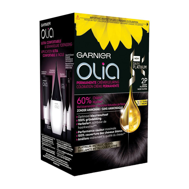 Garnier Olia 2p zwart platinum 1 Stuks