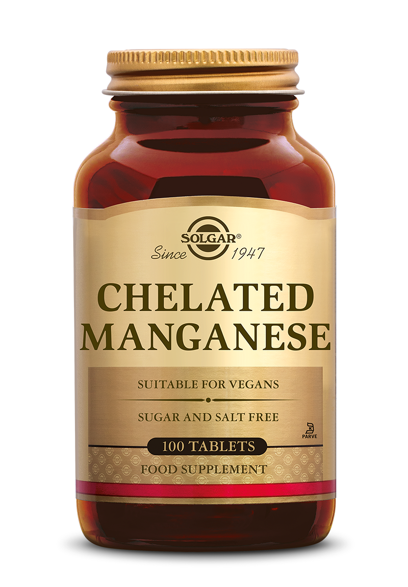 Solgar Chelated Manganese (Mangaan) Tabletten