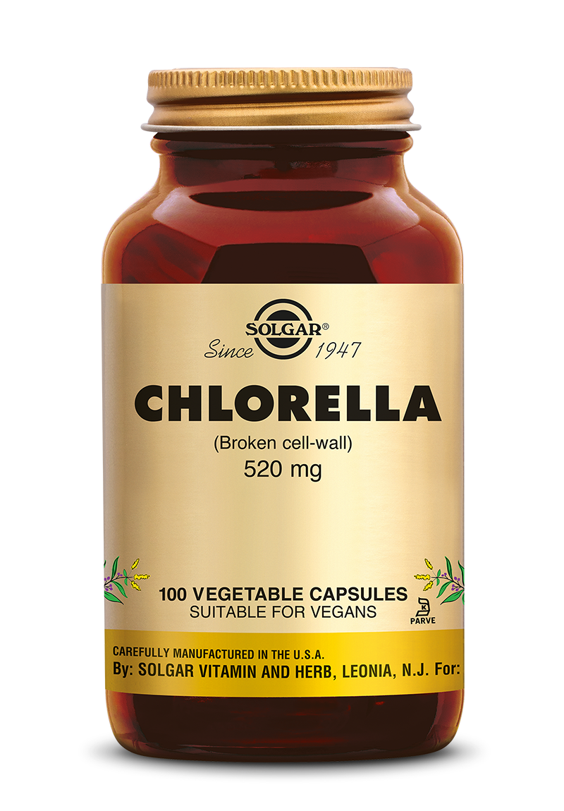 Solgar Chlorella (Alg) Capsules