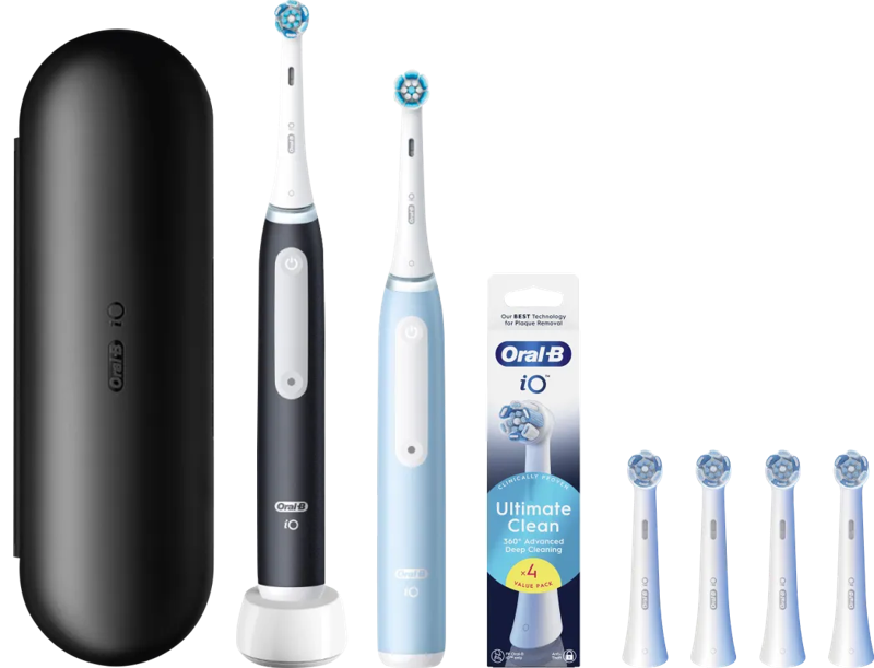 Oral-B iO 3 Duo Pack Zwart en Blauw Value Pack