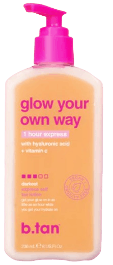 B.Tan Glow Your Own Way 1 Hour Express Self Tan Lotion 236 ml