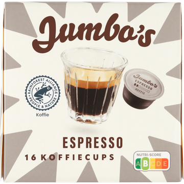 Jumbo's umbo's Dolce Gusto Espresso Koffiecups 16 Stuks