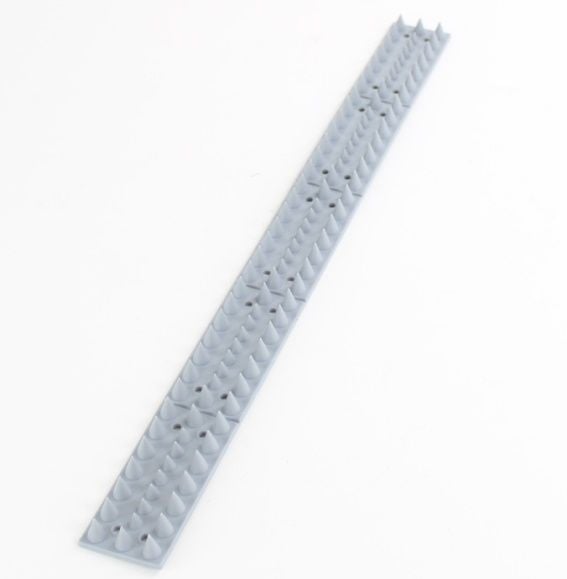 AllesTegenOngedierte.nl Grijze Anti klim strip 50cm | Puntstrip per stuk