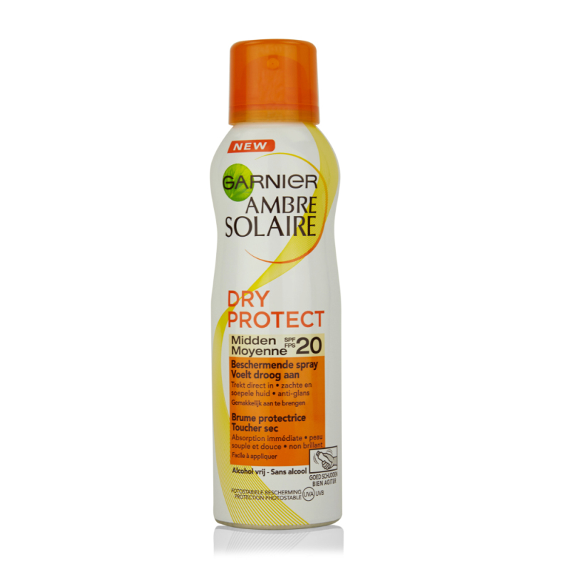 Ambre Solaire Zonnebrand dry protect spf20 200ml