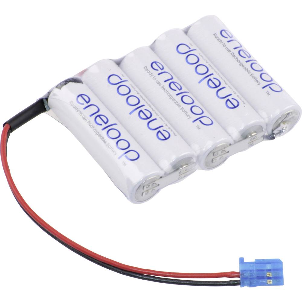 Panasonic eneloop Reihe F1x5 Futaba Accupack Aantal cellen: 5 Batterijgrootte: AA (penlite) Kabel, Stekker NiMH 6 V 1900 mAh