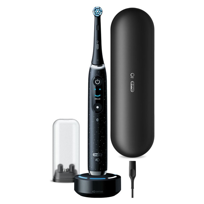 Oral B iO Series 10 met travelcase Tandenborstel Zwart