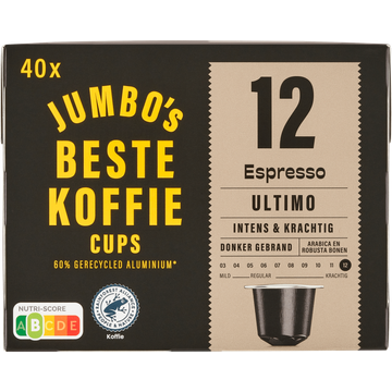 Jumbo's umbo's Espresso Ultimo Koffiecups 40 Stuks